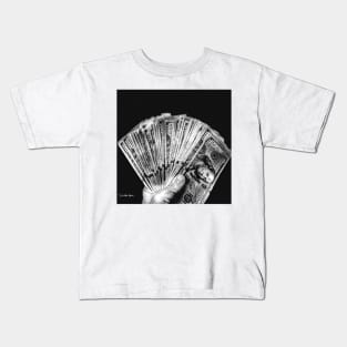 Money - Black And White Kids T-Shirt